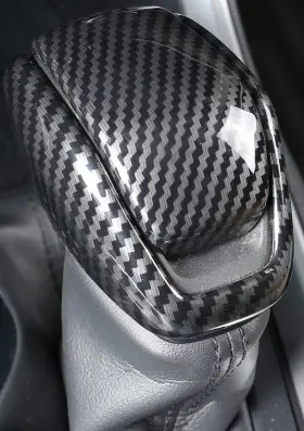20192025 Yakaney R-i-022 Inch Gear Shift Knob Cover For Rav4 And Highlander Carbon Fiber Trim