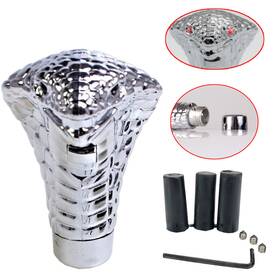 Yan 7konsr 1x Cobra Shift Gear Knob With Red Led Light Manual Shifting #2