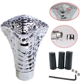 7konsr Yan 1x Cobra Shift Gear Knob With Red Led Light Manual Shifting #2