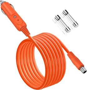 Yezriler Jccfjpps8020or 14awg Car Charging Cable For Jackery Portable Power Station Explorer Orange