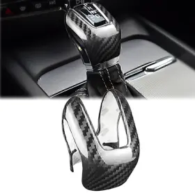 Yfoutlet 665897451566 Black Carbonfiber Gear Shift Knob Cover Trim For Volvo Xc60 Xc90 S60 S90 V60 V90