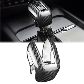 Yfoutlet 698632416148 Black Carbonfiber Gear Shift Knob Cover Trim For Volvo Xc60 Xc90 S60 S90 V60 V90