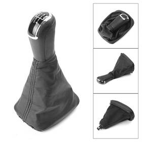 Yfoutlet 880000679518 Fit Skoda Fabia 2000-08 2010 2013 Dustproof Auto Leather Shift Knob Gear Shifter