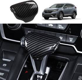 Yofamo Leqcuybv458us Carbon Fiber Style Gear Shift Knob Cover For Crv Lx Ex Ex-l 2017-22