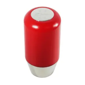 Zsd-393686 Zspec Design Shift Knob M8-1.25 Delrin And Stainless 4-speed Pattern Coin Red Zsd-393686 Zspec Design Shift Knob M8-1.25 Delrin And Stainless 4-speed Pattern Coin Red