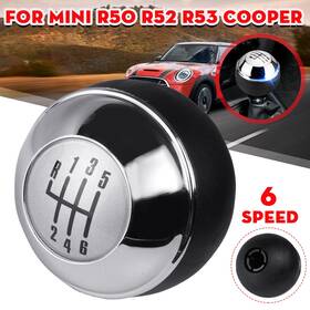 Ztt 25117542272 6 Speed Gear Stick Shift Knob Ball For Mini Cooper S R52 R53 3 Doors 2001-2008