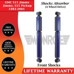 Monroe Oem Front Shocks For 1983-2005 Gmc Jimmy, S15 Pickup 4WD New. Price: $96.29.