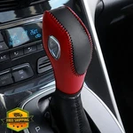 Aicars Black/red Leather Gear Shift Knob Cover Ford Focus/escape 2012-2019 New. Price: $27.99.