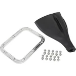 Rectangle Shifter Boot With Billet Aluminum Ring, Polished New. Price: $59.99.