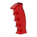 United Pacific 70810B Gearshift Knob, Red, Pistol Grip, Thread-on, 1/2"-13 New. Price: $51.84.