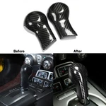 Carbon Fiber Gear Shift Knob Head Cover Trim Decor For Chevrolet Camaro 2010-15 New. Price: $18.99.