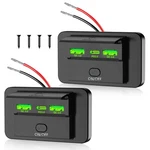 Ports 12V Rv Usb Outlet 72W, Gibbab Dual QC3.0 36W & 2PCS, Green New. Price: $23.23.