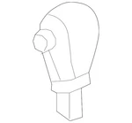 Genuine Gm Light Titanium Automatic Transmission Shift Lever Knob 20907664 New. Price: $18.19.