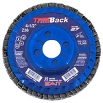 United Abrasives Sait 70850 4-1/2X7/8 Trimback Type 27 Flap Disc 36 Grit 10 Pack New. Price: $117.99.