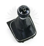 New Vw MK5 MK6 Golf Jetta Speed Black Leather Chrome Shift Knob. Price: $24.95.