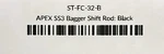 Kraus Moto Apex SS3 Bagger Shift Rods, Part # ST-FC-32-B In Black Anodized New. Price: $179.99.