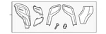 Genuine Bmw Repair Kit 61-31-5-B5D-5E8 New. Price: $259.84.