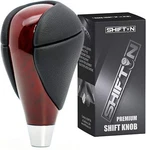 Gear Shift Knob Cherry Red Walnut Wood Leather For Lexus ES300H ES350 GS300 G... New. Price: $30.43.
