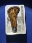 Zebrawood Gear Knob By Pomeli Cambio New. Price: $30.00.