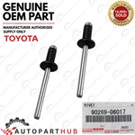 Toyota Genuine Set Of Fuel Tank Lid Gas Door Rivet Blind Clip Oem 90269-06017 New. Price: $10.95.