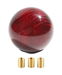 Sujade Yakefly Universal Shifter, Round Carbon Fiber Gear Knob With 3 Red New. Price: $22.50.