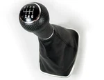 6 Speed Gear Shift Knob Boot Gaitor Fit For Vw Golf Gti Black New. Price: $16.88.