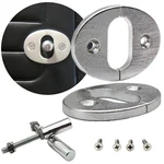 Billet Aluminum Bear Claw Door Latch Interior Release Knob Oval Trim Plate Set New. Price: $69.95.