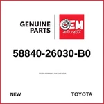 Genuine Toyota Cover Assembly, Shifting Hole 58840-26030-B0 New. Price: $72.00.