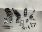 Honda CR125R Transmission Tranny Gear Shaft Set 6 Speed Oem Used. Price: $299.99.