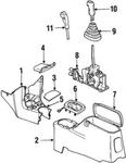 Genuine Mopar 1995 1997 Dodge Stratus Transmission Shifter Package CBMTC454 New. Price: $34.01.