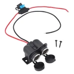12V Cigarette Lighter With Blade Fuse 15A, BLACK-2 SOCKET(1P) New. Price: $12.99.
