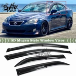 Fits 06-2013 Lexus IS250 IS350 Jdm Mugen Style Window Visor Rain Guard Deflector New. Price: $28.99.