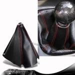 Jdm Carbon Style Red Stitch Leather Gear Manual Shifter Boot Universal New. Price: $9.99.
