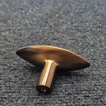 Lo & Co 4079-65-BR: Almond Knob Bronze 65MM Large Open. Price: $25.84.