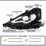 Fits 2014-2016 Lexus IS250 IS350 Black Full Led Projector Headlights Right+left New. Price: $175.00.
