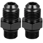 Autohaux 2PCS Black 6AN Male M12 1.25MM Thread Tube Hardline Fuel New. Price: $13.23.