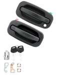 Exterior Door Handles W/ Lock Cylinder & Keys Set For 1999-07 Gmc Cadillac Chevy New. Price: $28.99.