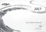 2017 Chevrolet Sonic Owner's Manual New. Price: $58.00.