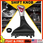 Gear Knob Shifter Leather Gaiter Boot Cover Black Fit Audi A4 A6 Q5 Q7 New. Price: $28.49.