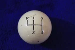 White 4 Speed Gear Shift Knob Handle Accessory Chevy Amc Mopar Gm Used. Price: $32.00.