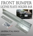 Icbeamer Silver Front Bumper Bracket - Universal License Plate Mount Relocator New. Price: $7.99.