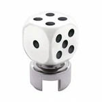 United Pacific 70616 Manual Transmission Knob, Gearshift White Dice, New. Price: $59.99.