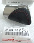 " Genuine Toyota Leather Shift Knob Lexus 33504-30570-C1 New. Price: $97.77.