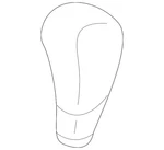 Genuine Mitsubishi Shift Knob 2410A118XD New. Price: $185.53.