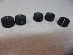 New Fender Style Barrel Amp Knob 1/4" Black, Lot Of 5 *free Shipping*. Price: $9.99.