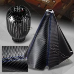 Jdm Carbon Style Blue Stitch Manual Boot + T-r 6-SPEED Shifter Knob New. Price: $25.99.