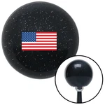 American Flag Black Metal Flake Knob W/ M16X1.5 Insert Shifter Auto Manual New. Price: $89.95.