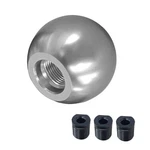 Bdzmc Car Round Ball Gear Shift Knob, Aluminum Alloy Stick Silver New. Price: $17.60.