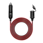 Kewig 12/24V Car Cigarette Lighter Extension Cord - Ft, Black And Red New. Price: $21.24.