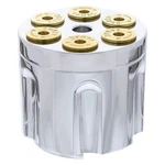 United Pacific 70228 - Manual Transmission Shift Knob Chrome Gun Cylinder 9/10 New. Price: $63.99.